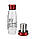 Скляна питна пляшка My Bottle 420 мл із ситечком для заварювання Red + чохол, фото 5