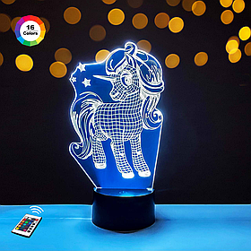 Нічник-світильник 3D "My Little Pony 2" 23х13 см 3DTOYSLAMP (2000002622277)