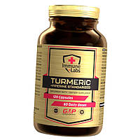 Куркумін та піперин Immune Labs Turmeric + Piperine 120 капсул