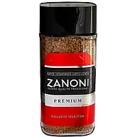 Розчинна кава Zanoni Premium в скляній банці 200 г