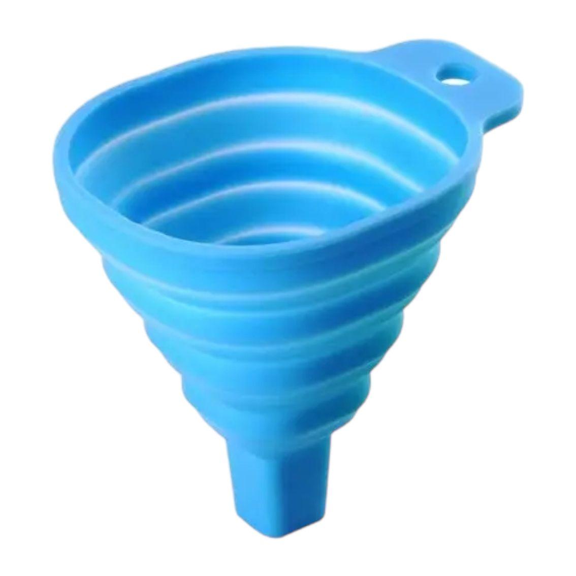 Лійка силіконова №НК622 складана 8х9см (500), складна лійка для кухні, силіконова лійка