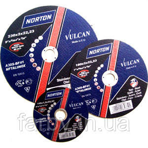 Зачисний круг для металу Norton Vulcan 125 x 6,4 x 22,23