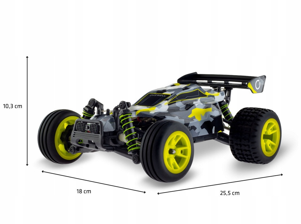 Детская машинка на пульте радиоуправления OVERMAX X-Blast 45 км/ч 4х4 аккумуляторный трак для бездорожья - фото 9 - id-p2030711848