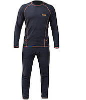Термобілизна чоловіча Tramp Microfleece комплект (футболка+штани) black UTRUM-020, UTRUM-020-black-XL