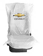 Чохли накидки на сидіння 400 шт. поліетиленові, одноразові з логотипом Chevrolet