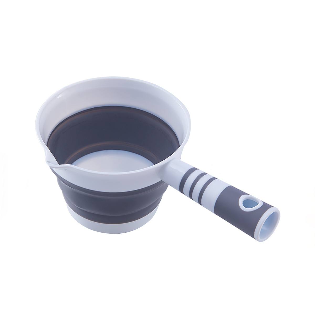 Ківш складаний МВМ MY HOME Біло-сірий (KP-77 WHITE/GRAY)