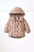 Зимняя куртка-пуффер Brick, коричневая
