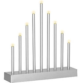 Декоративний світильник 26,5 x 25 см Springos Сріблястий (2000002089865)