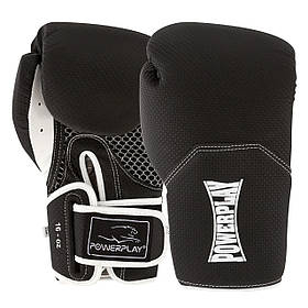 Боксерські рукавиці (PP-3011) 16 унцій PowerPlay Черный (2000001257302)