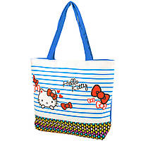 Женская пляжная тканевая сумка (3DETAL1819-4) 34х32х8 см Valiria Fashion Разноцветный (2000001455951)