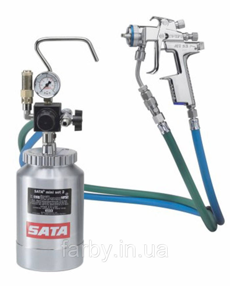 Система SATA Mini-Set 2 c пістолетом SATA jet K3 RP 1.1 SATA 56408, фото 1