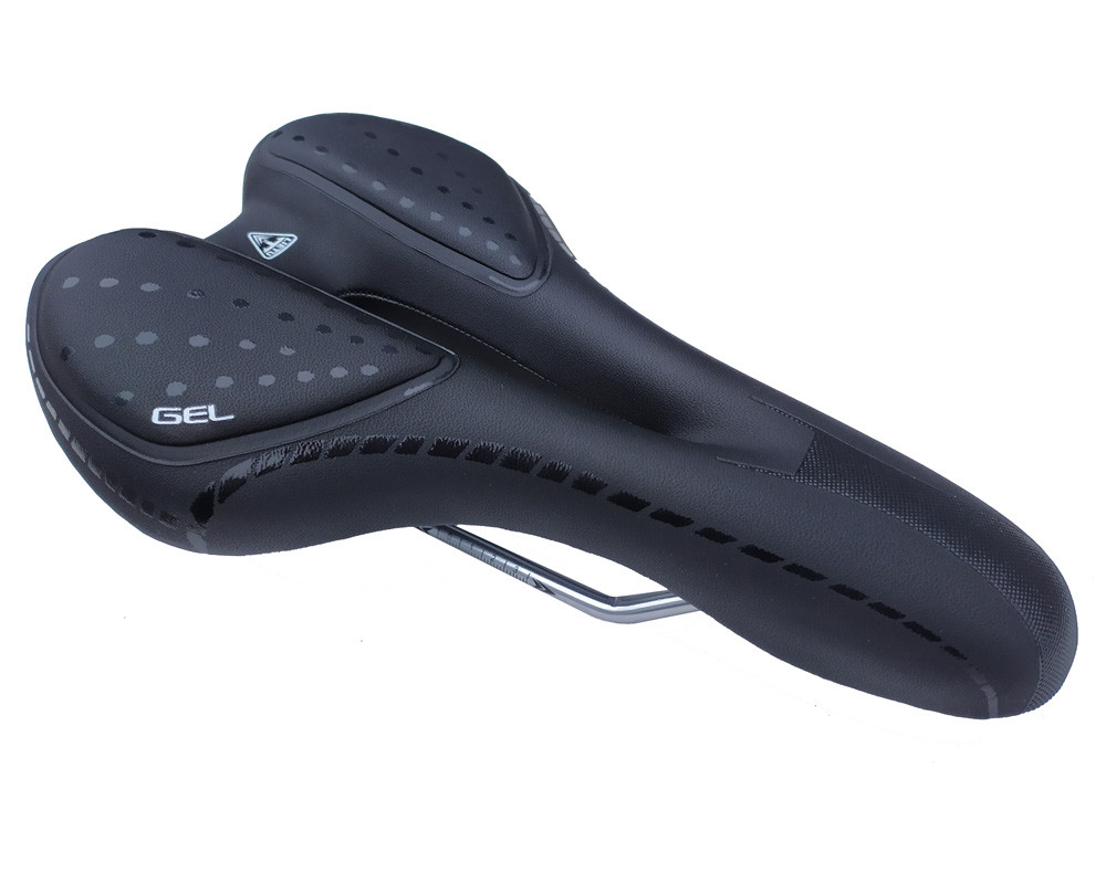 Сідло велосипедне Lietu ZD-020 GEL з вентиляційним отвором, фото 1