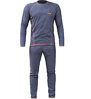 Термобілизна чоловіча Tramp Microfleece комплект (футболка+штани) grey UTRUM-020, UTRUM-020-grey-M