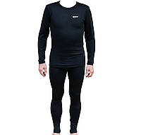 Мужское термобелье Tramp Warm Soft комплект (футболка+штаны) черный UTRUM-019-black, UTRUM-019-black-S/M