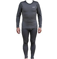 Чоловіча термобілизна Tramp Warm Soft комплект (футболка+штани) сірий UTRUM-019-grey-S/M