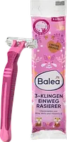 Станки для гоління  жіночі Balea 3 klingen einweg rasierer з 3 лезами 8 шт