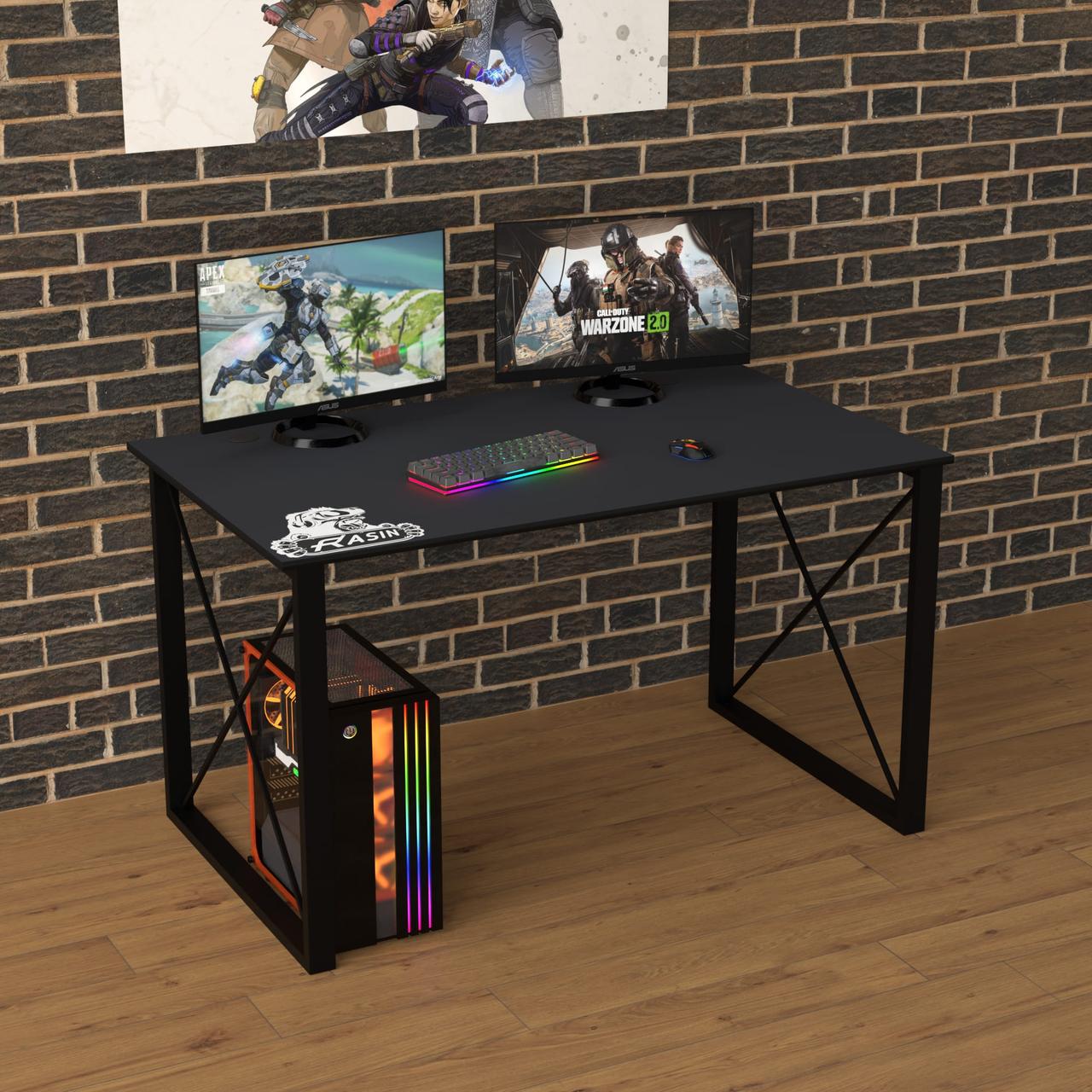 Геймерський стіл "Rasin LOFT-21" 120х80х75 см. Графіт, фото 1