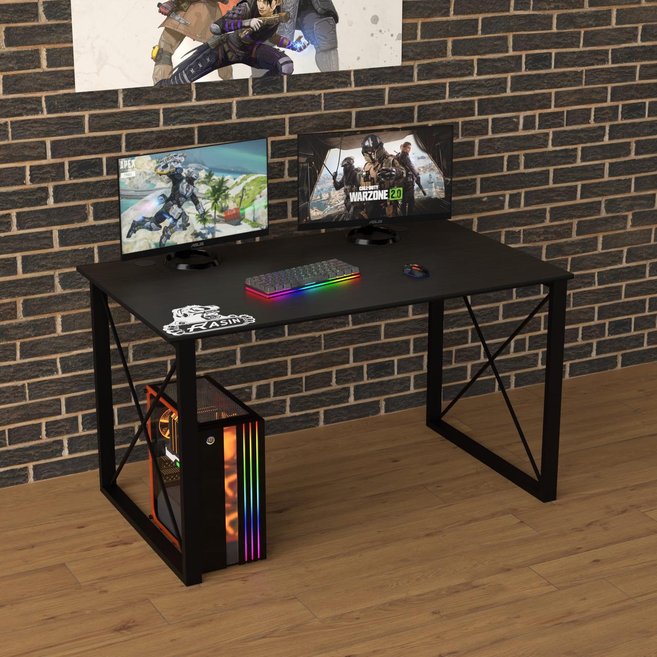 Геймерський стіл "Rasin LOFT-21" 120х80х75 см. Венге, фото 1