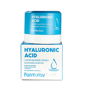 Зволожувальний крем для обличчя з гіалуроновою кислотою Farmstay Hyaluronic Acid Water Barrier Cream 80 мл FarmStay