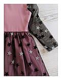 Дитяче нарядне плаття з зірками на ранок, для дівчинки 3 4 5  років, Зірочка, фото 10