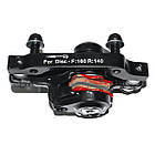 Гальмо велосипеда дискове Repute DSC310F+RPT005 ротор 160 мм, передній F160/R140, фото 6