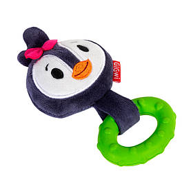 Іграшка для собак Пінгвін з пискавкою 15 см Gigwi Різнобарвний (2000002153733)