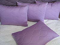 Подушка конопляная стеганая Фиолетовая 50*70 см