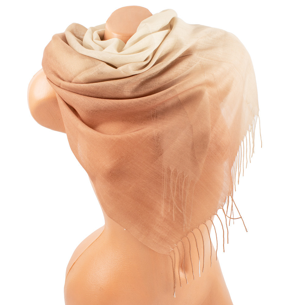 Жіночий шарф 186х67 см Eterno Бежевий (2000002483434)