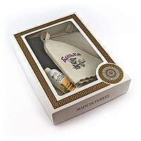 Подарочный набор для сауны Банька, 4 предмета Luxyart Белый (2000000670386)