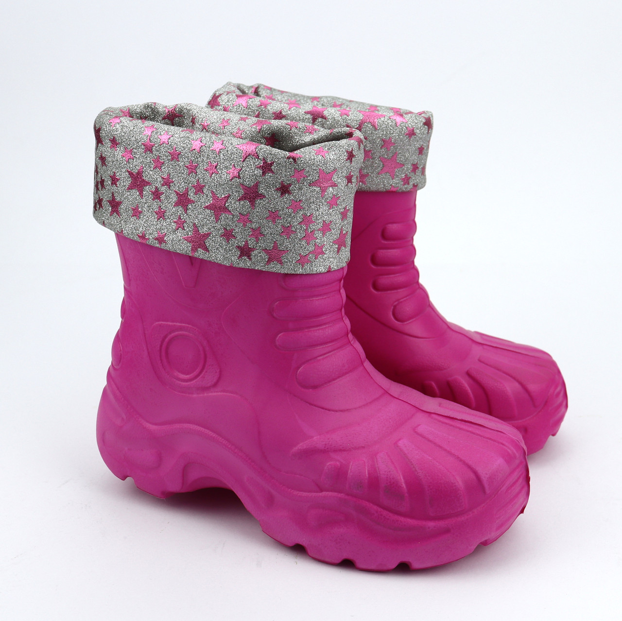 Чоботи дитячі з панчохою-вкладишем для дівчинки тм Vitaliya матеріал Ева розмір 25-27- устілка 17 см