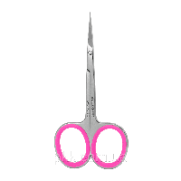 Ножиці для видалення кутикули Smart вигнуті професійні 23 мм 10 см Сталекс Рожевий (2000002538431)