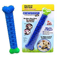 Комплект: Зубна щітка для собак ChewBrush + рукавички для чищення тварин UL-958 Pet Gloves