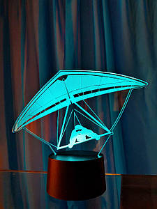 Змінна картинка для нічника-світильника 3D "Дельтаплан" 3DTOYSLAMP (2000002616603)