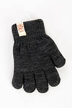107-15 Теплі рукавички для дівчинки подвійні розмір 7-8 років
