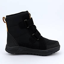 Чорні термо черевики на липучках мембрана Softshell Tripletex тм American Club, фото 5