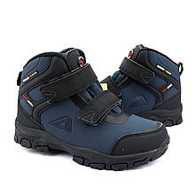 158/23 Сині термо черевики для хлопчика на липучках мембрана Softshell Tripletex тм American Club розмір