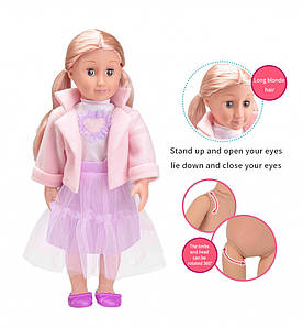Лялька для дівчаток "A" м'яконабивна 46 см Bambi Різнобарвний (2000002421160)