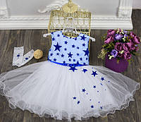 Пышное и нарядное платье пачка звездочка 2-5 лет есть замеры
