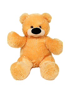 М'яка іграшка ведмідь Бублик 77 см Alina Жовтий (2000001284629)