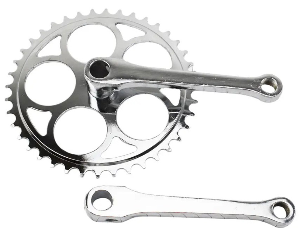 Шатуни для дорожнього велосипеда YP-003 L-175 mm, 46т, під клин., фото 1