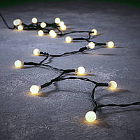 Гирлянда "Змейка-шарики", "Luca Lighting", 3,9 м, 48 LED теплый белый