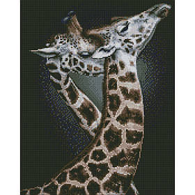 Алмазна мозаїка "Витончена пара" 40х50 см Ідейка Різнобарвний (2000002611110)