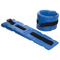 Акваманжети для аквааеробіки MadWave Aqua Fitness Cuffs (M082905) Blue р. S