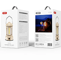 Лампа-фонарь уличный переносной XO YH09 Кремовый