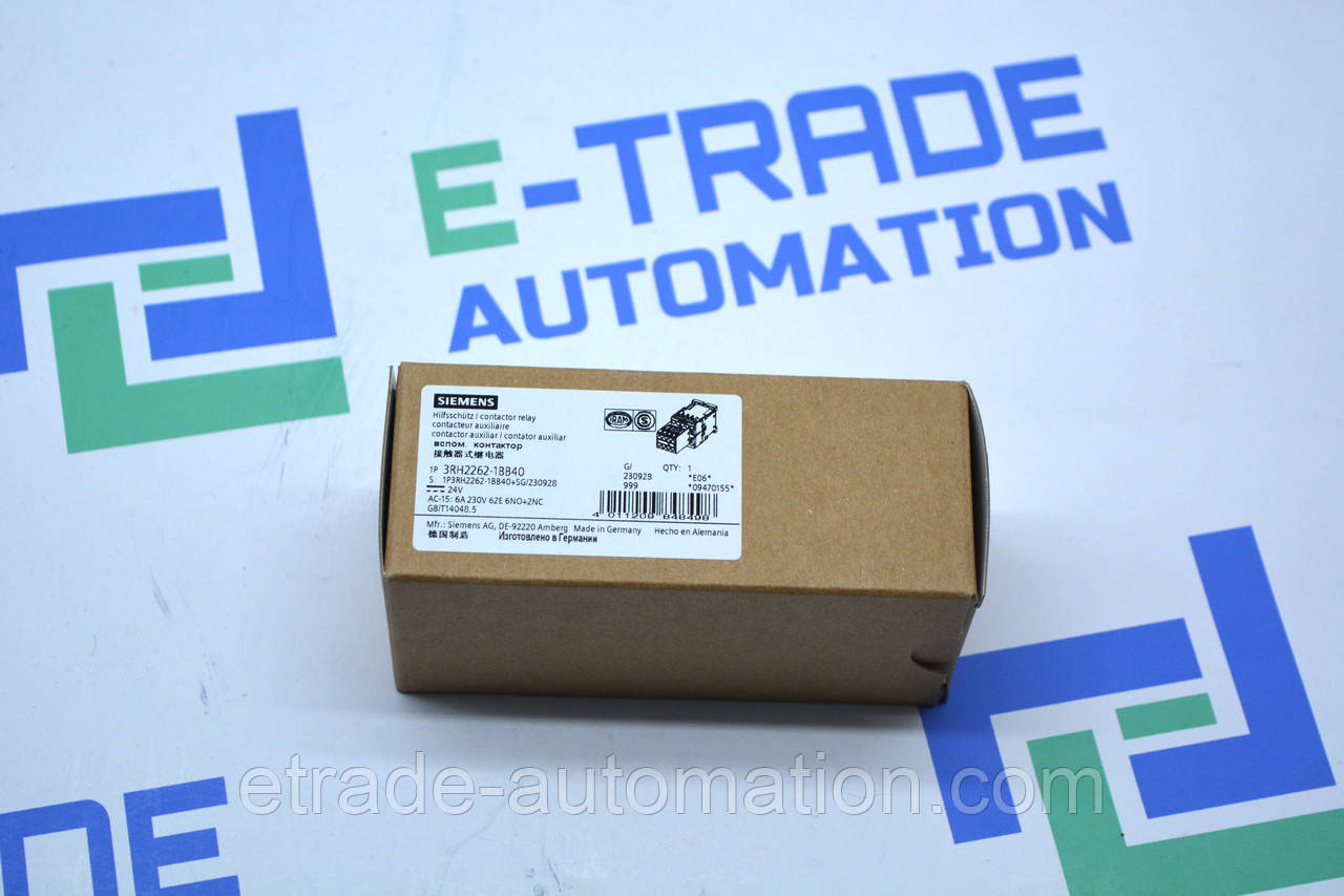 Контактор Siemens 3RH2262-1BB40