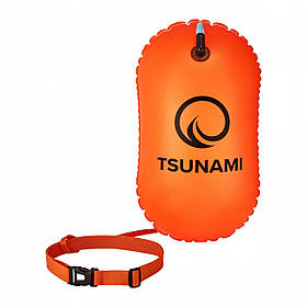 Надувний буй для плавання TSUNAMI Жовтогарячий (2000002601166)