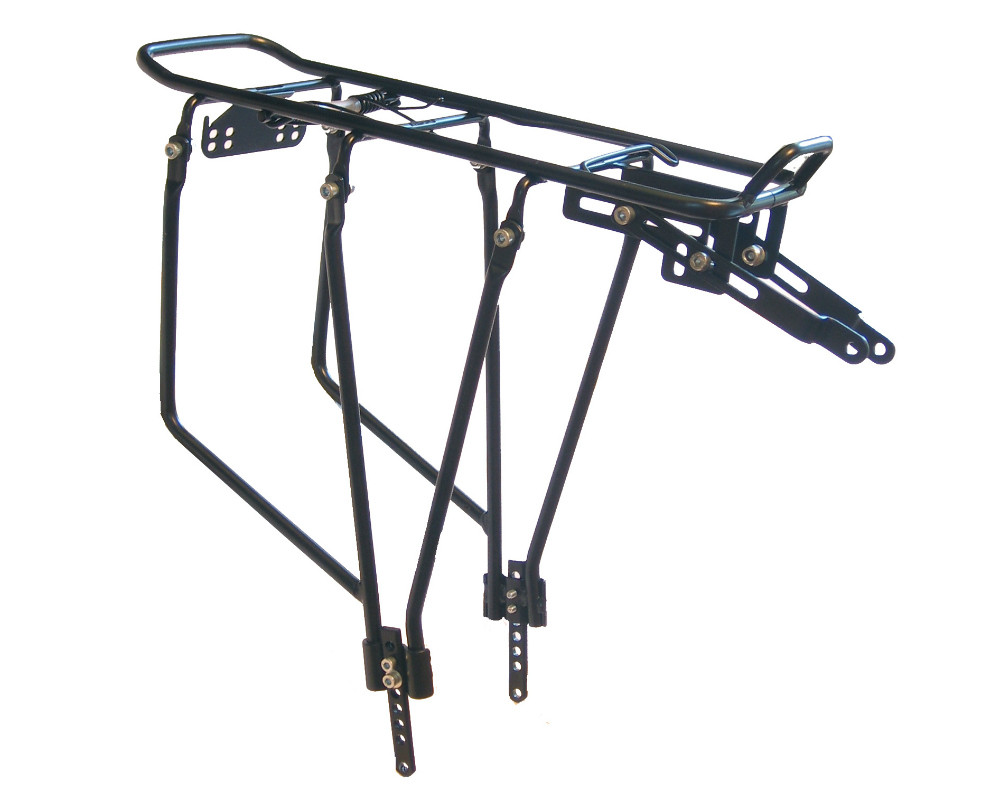 Багажник велосипедний DN CS-11С (24-29") універсальний, сталь, чорний, фото 1