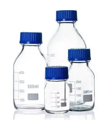 Бутель з гвинтовою автоклавуємою кришкою і градуюванням500мл TC
