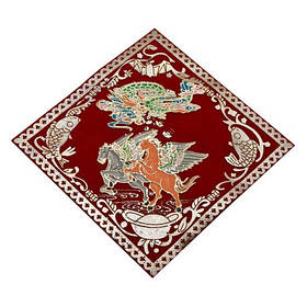 Набір Фен-Шуй килимків для рахунку грошей 17х17см Пегас та Дракон 2 шт
