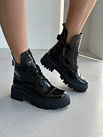 Женские кожаные ботинки (5583-1д) 41 VZUTIK Черный (2000002248965)